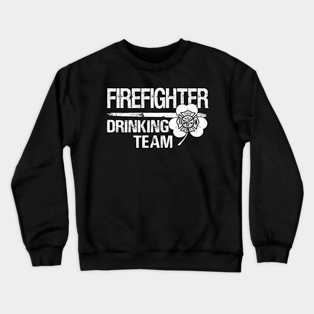 Firefighter drinking team Crewneck Sweatshirt by dreadtwank